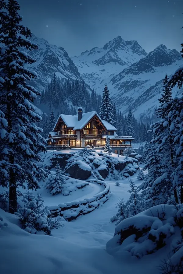 雪夜山庄
